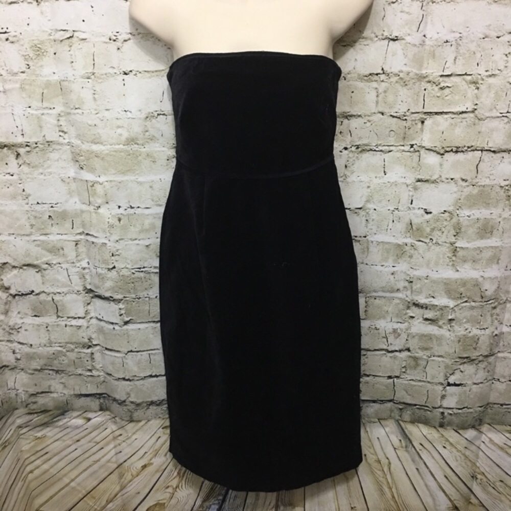 NWT Bitten black velvet dress